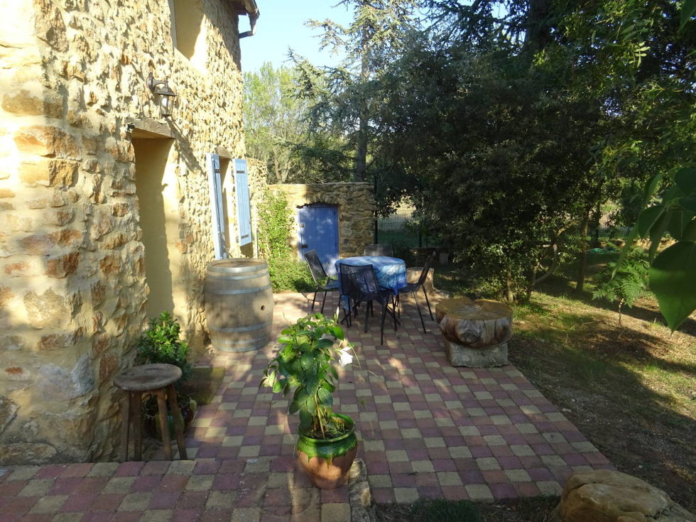 La terrasse du gite Le castel